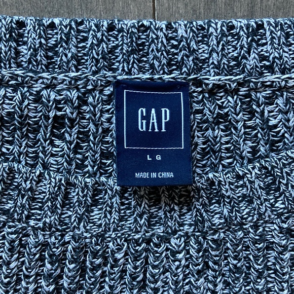 Vintage Cotton GAP Sweater - Side snaps, Women's Large - Picture 2 of 7